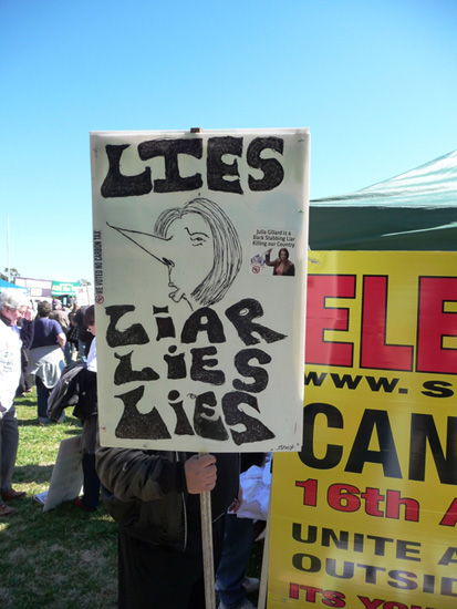 Canberra Protest Rally Aug 16 2011